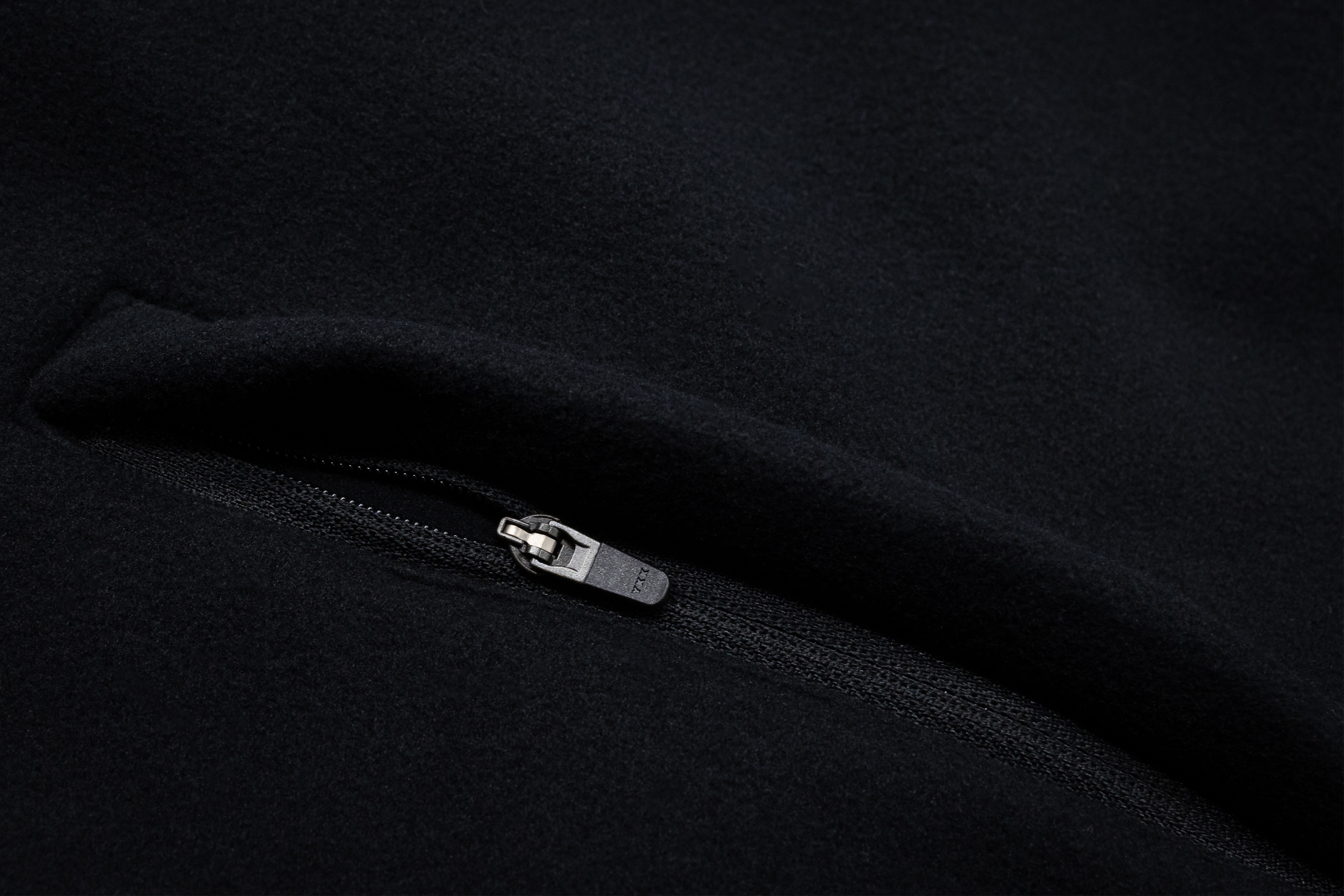 Halfzip Fleece 'Night shift' black