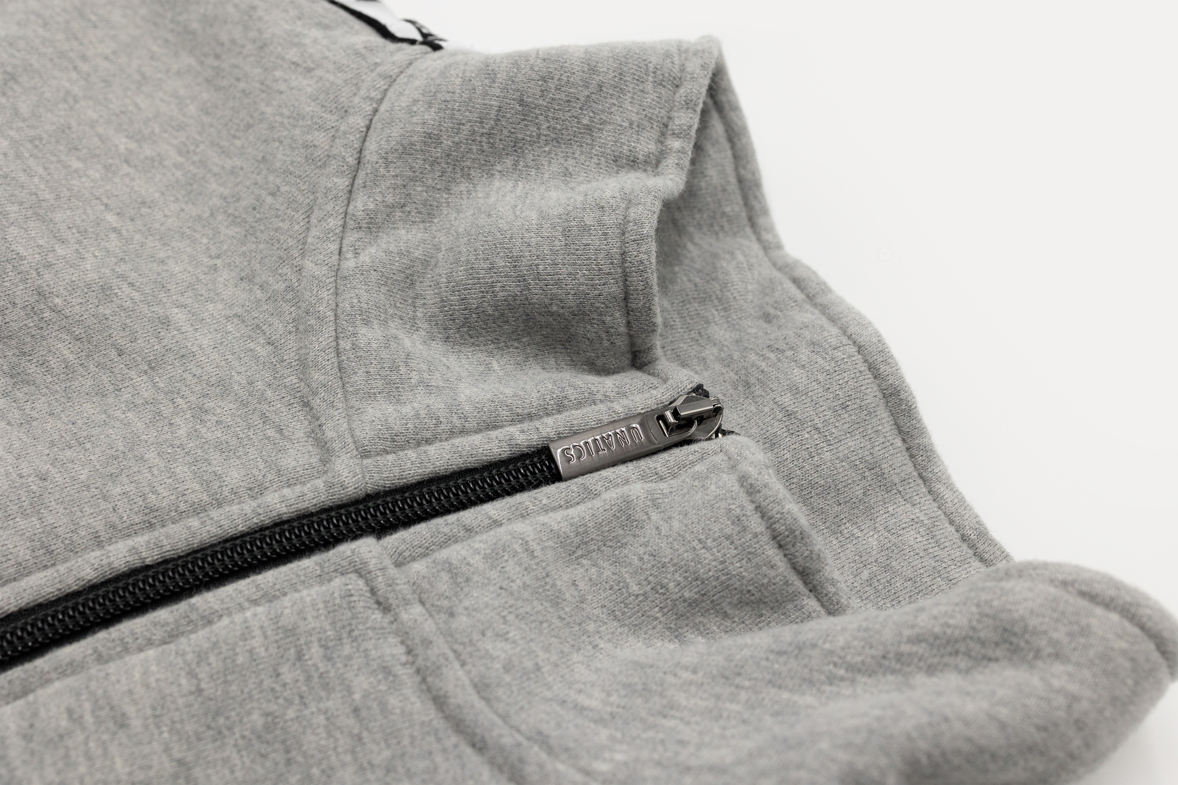 Halfzip 'Taping Logo' grey