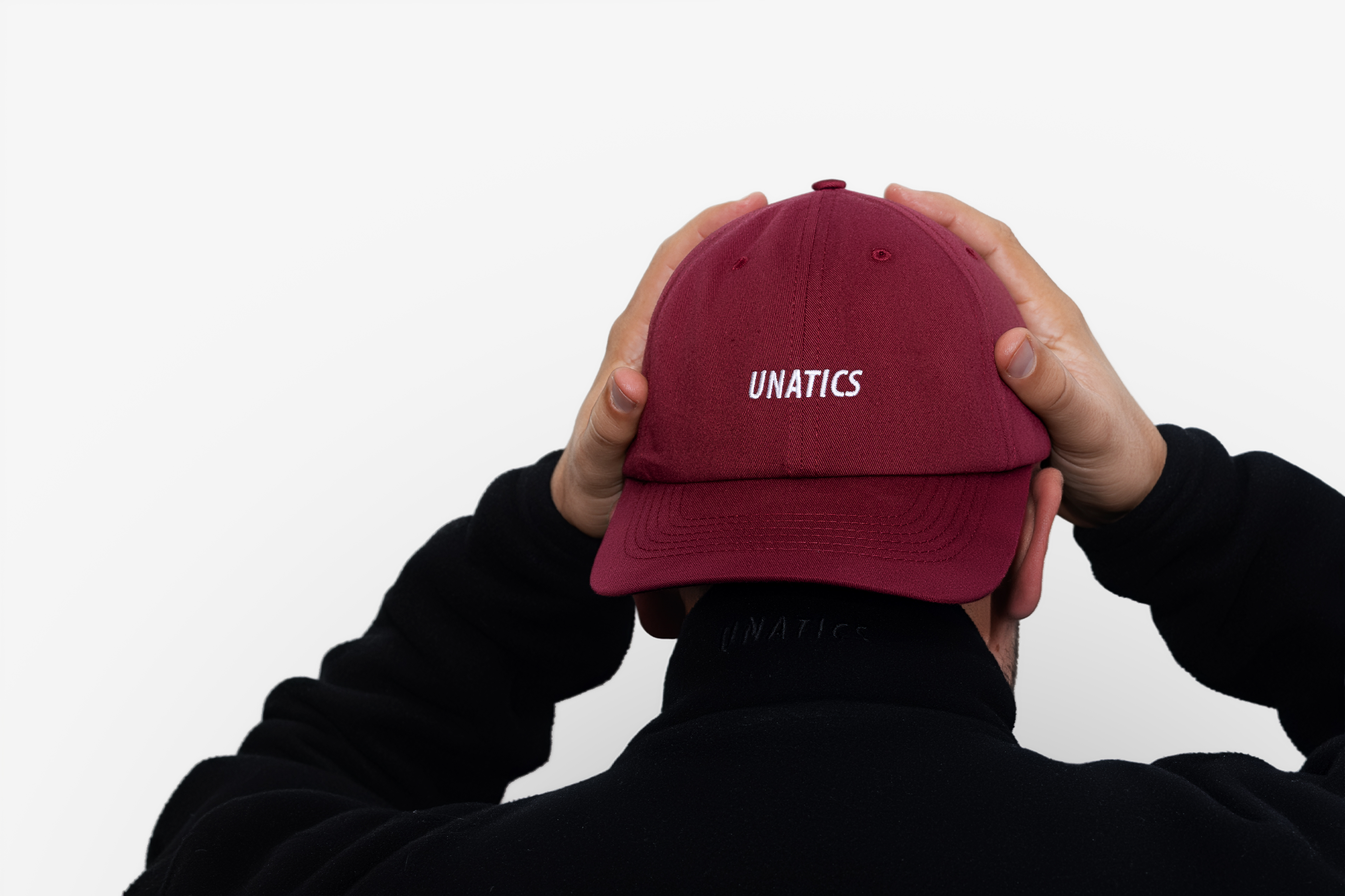 Cap 'Italic' burgundy