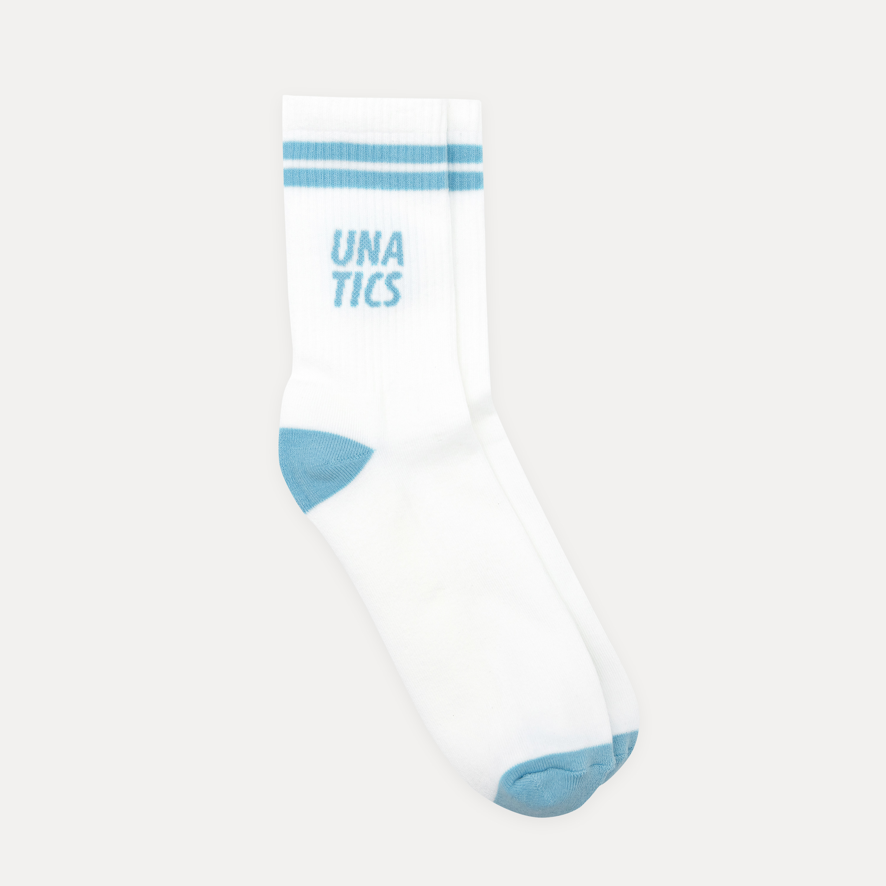 Socken 'Twin-Stripe' light blue