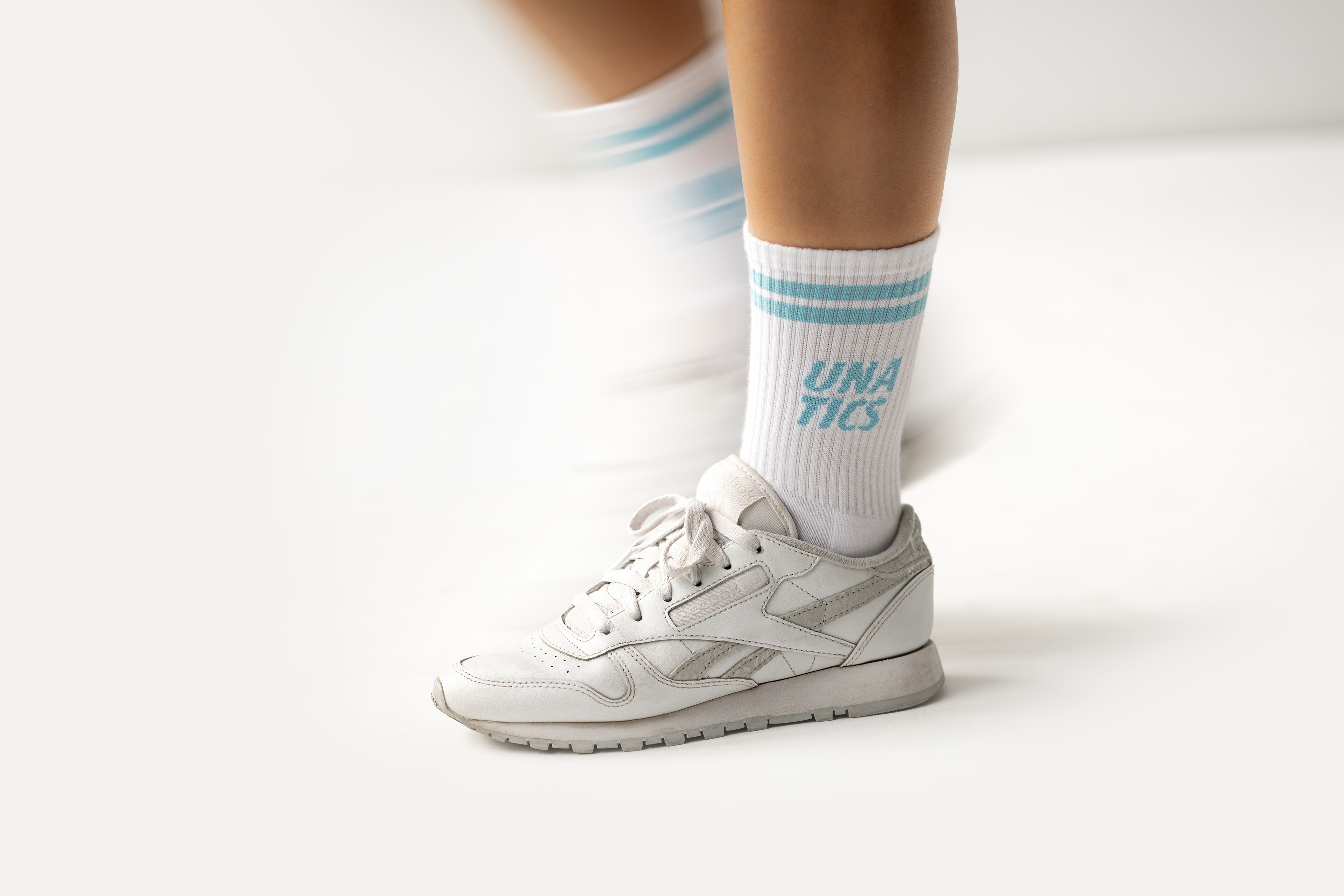Socken Bundle 'Twin-Stripe' light blue