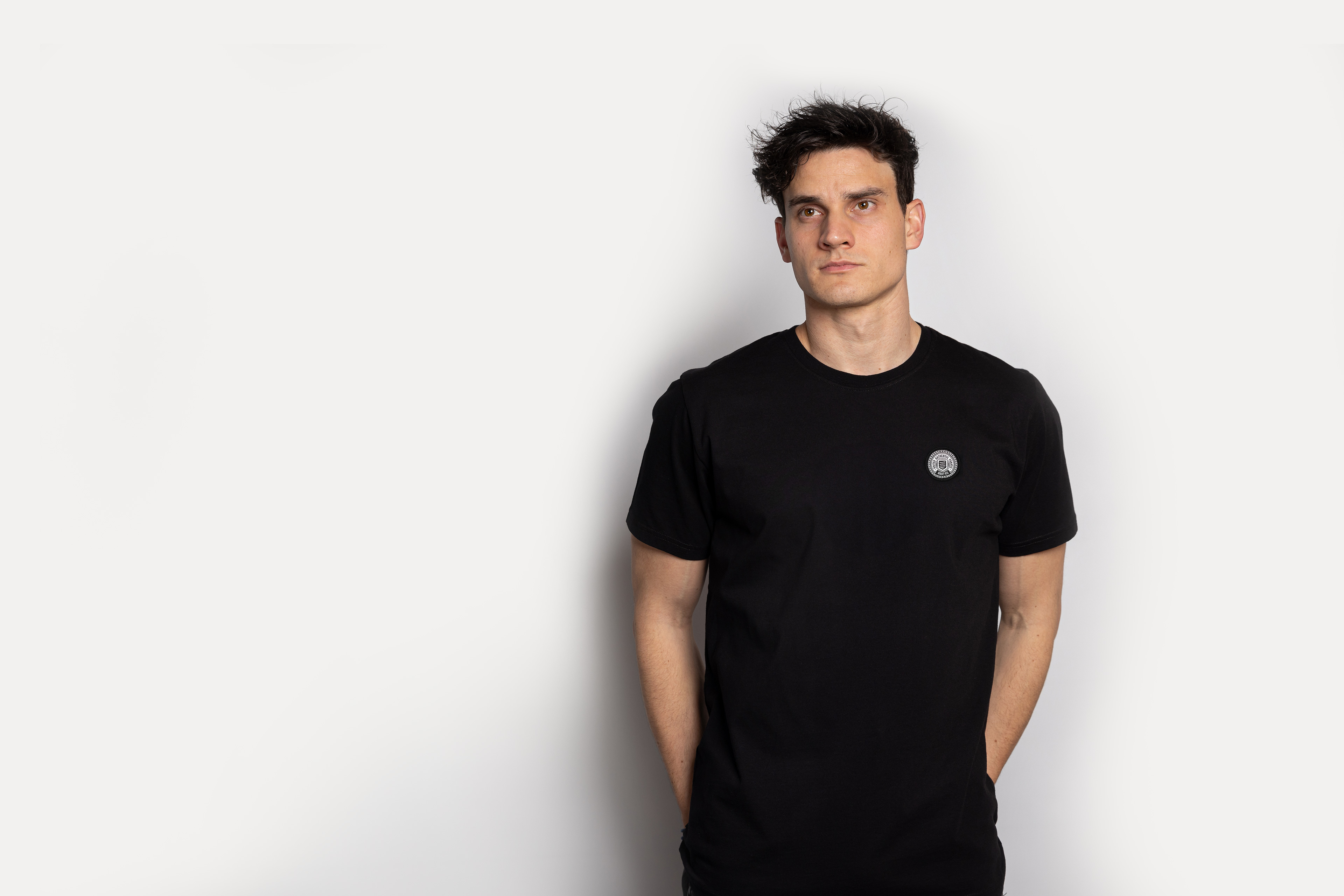 T-Shirt 'Emblem Patch' black