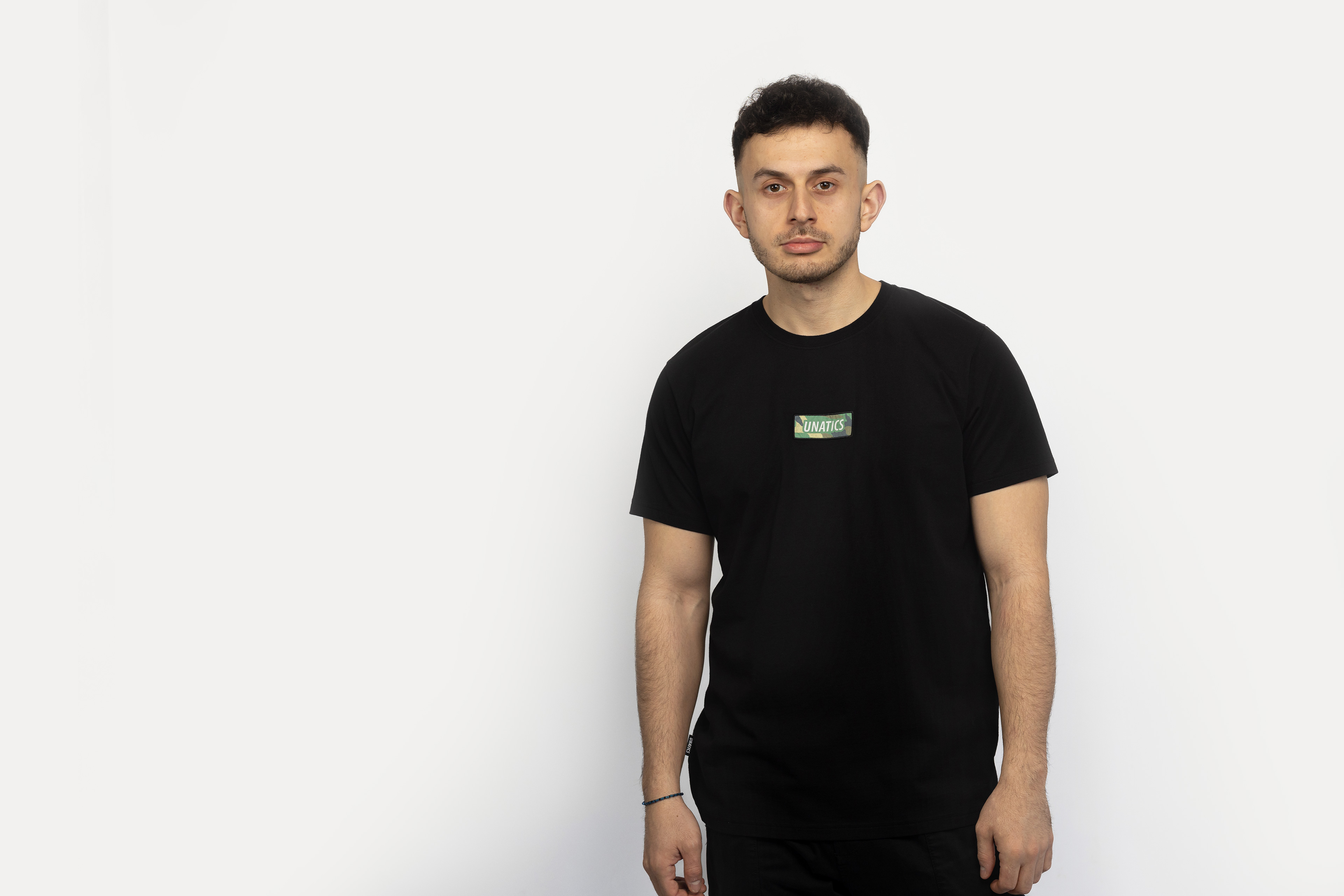 T-Shirt 'Camo' black