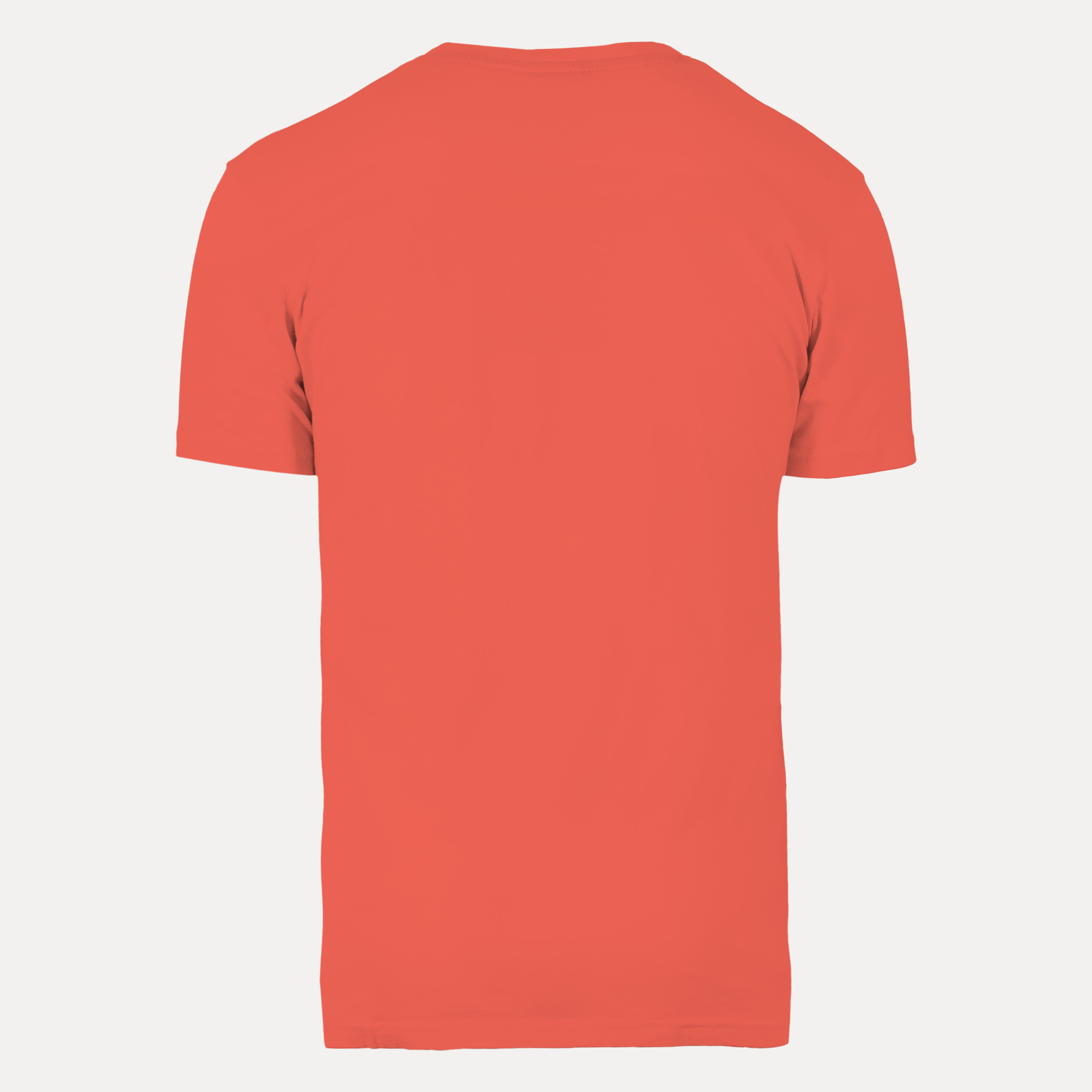 T-Shirt 'Brand Label' coral