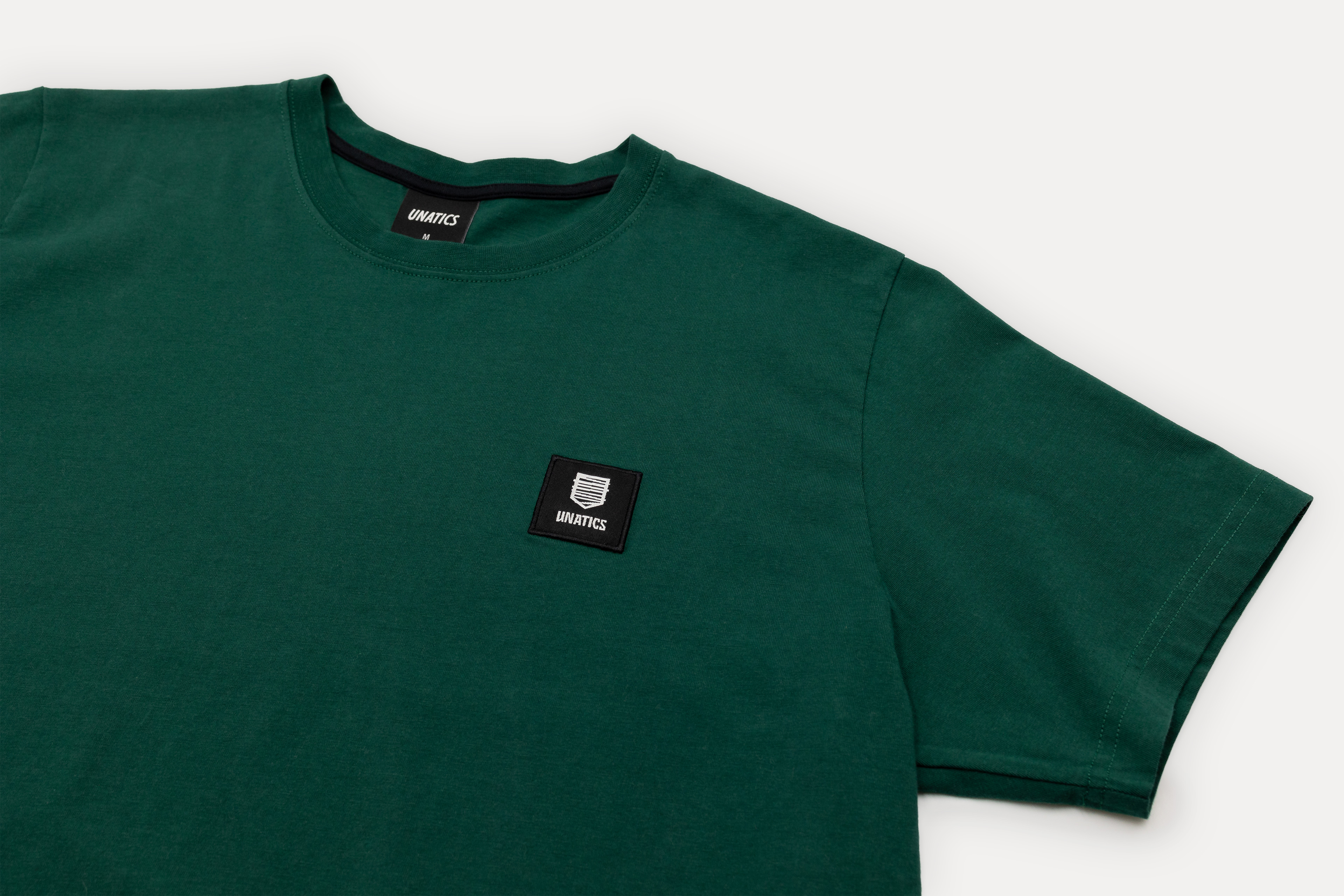 T-Shirt 'Brand Label' green