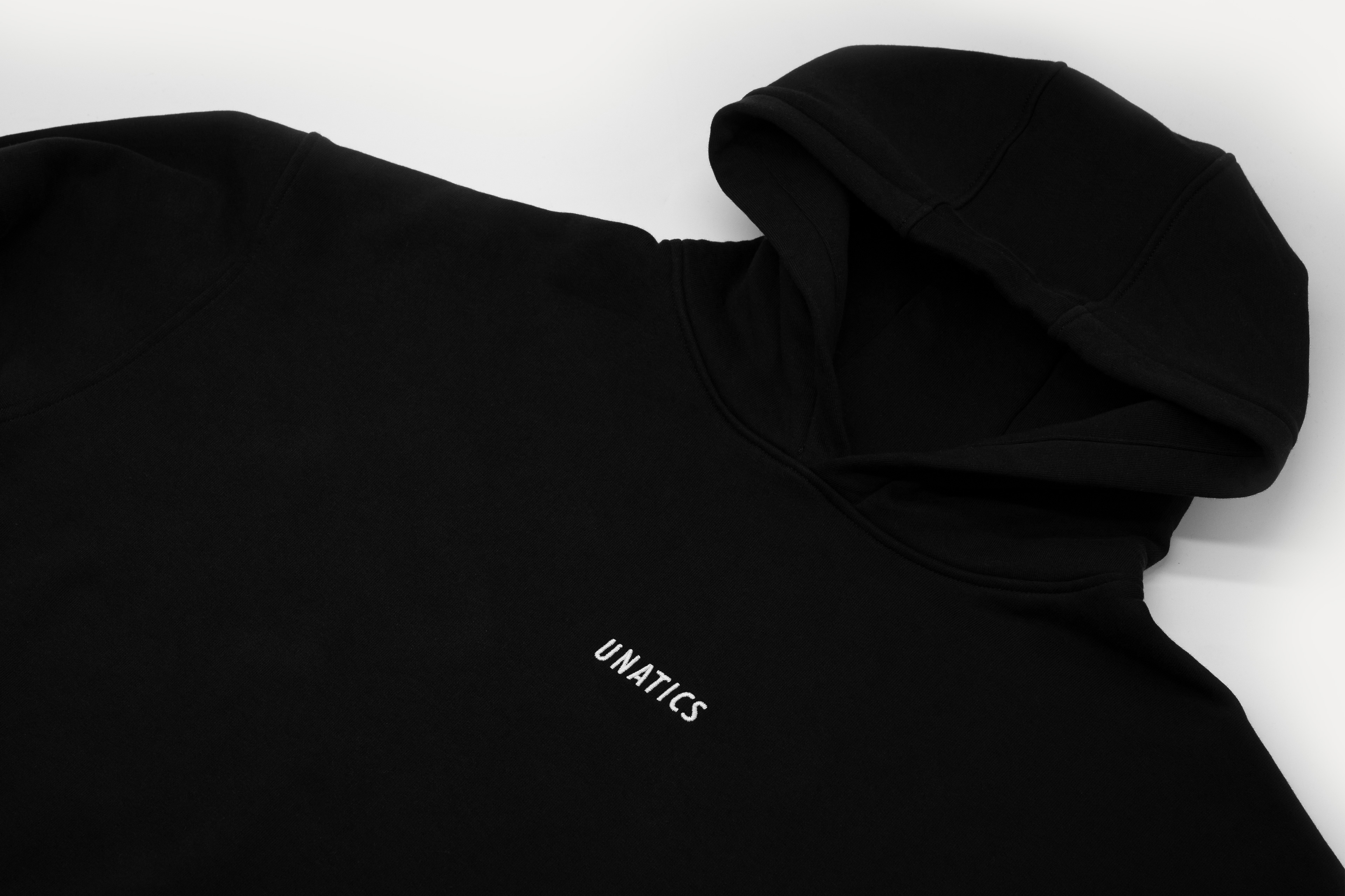 Hoodie 'Italic' black