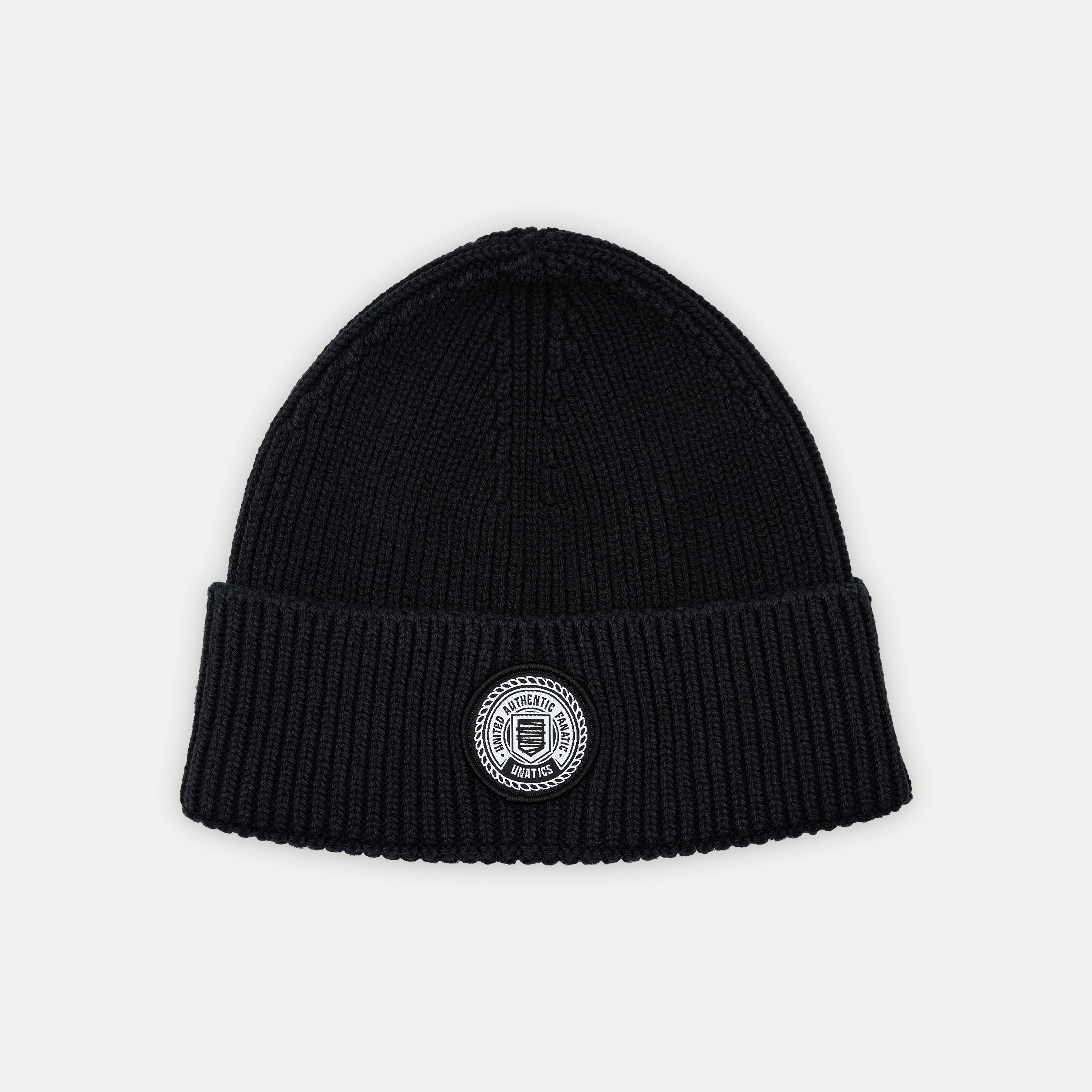 Beanie 'Emblem' black oversize