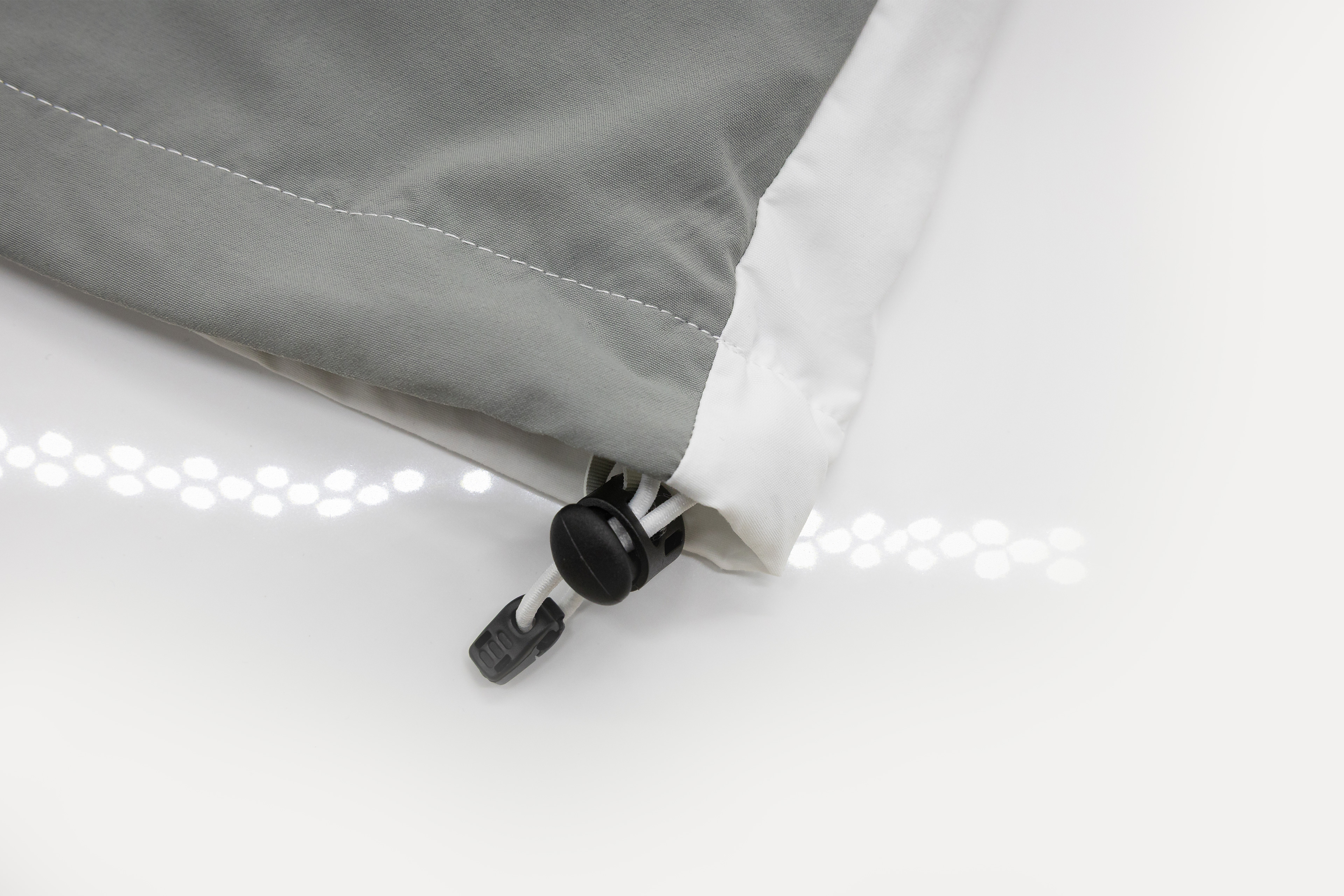 Windrunner Tracktop 'Colorblock' white grey