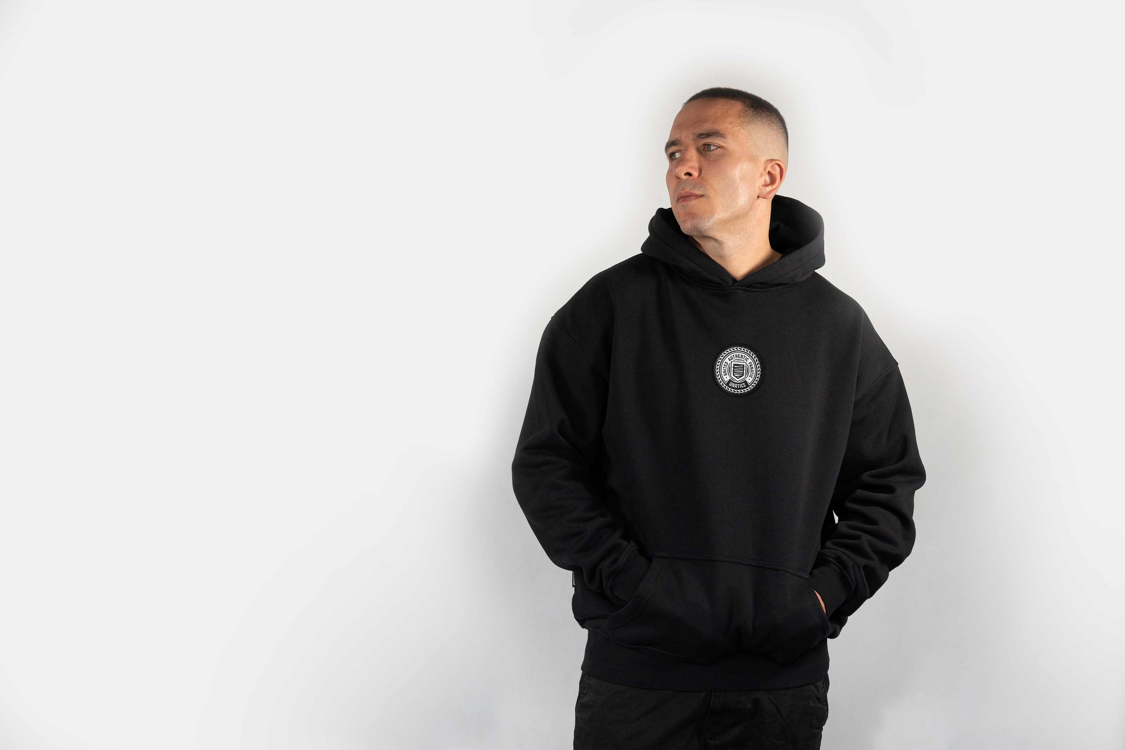 Hoodie 'Emblem Patch' black