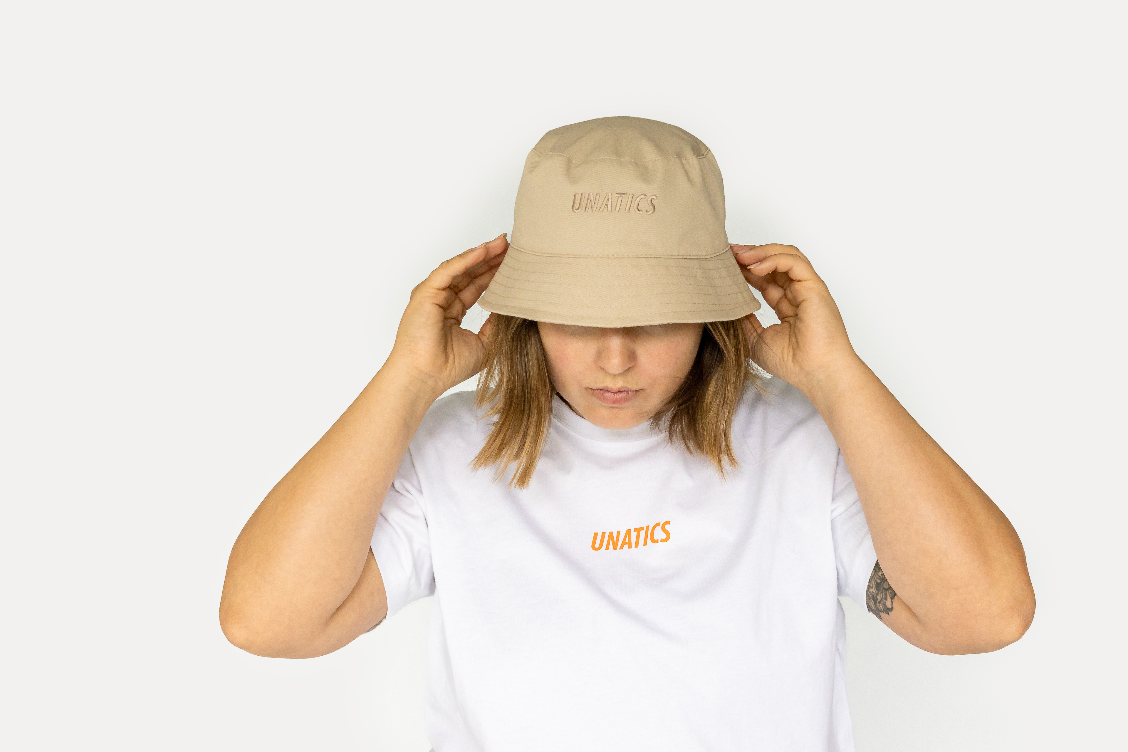 Bucket Hat 'Italic' beige