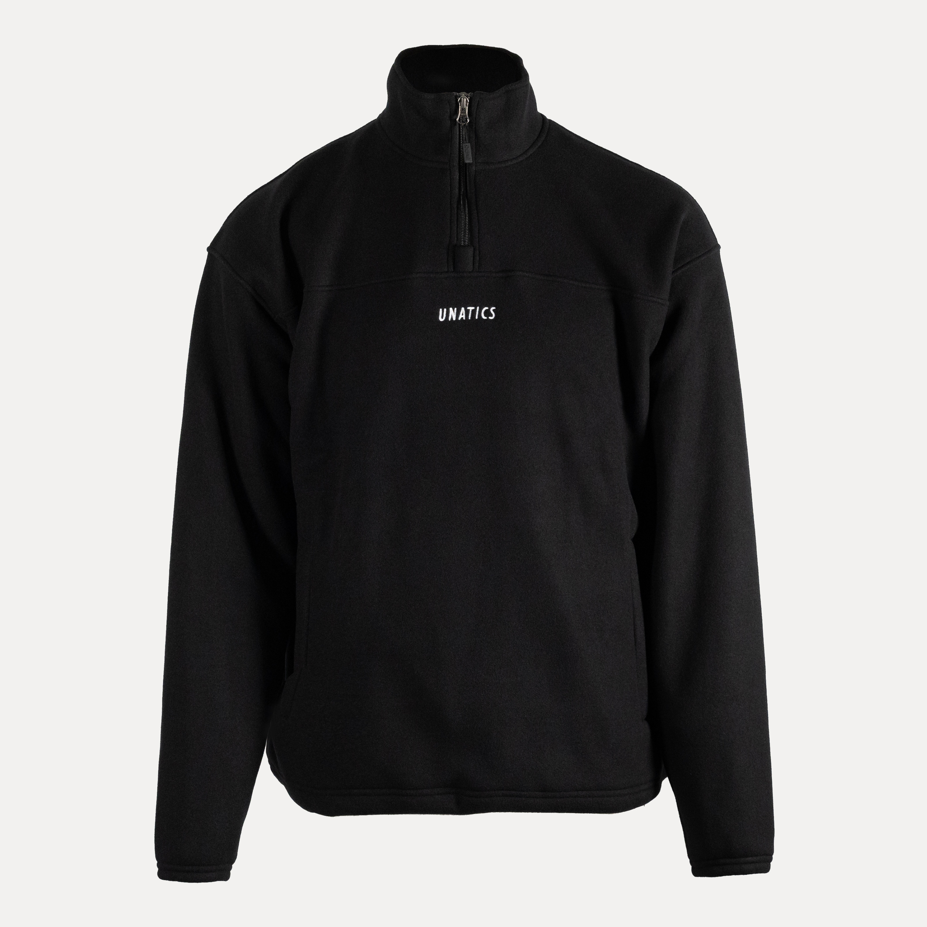 Halfzip Fleece 'Italic' black