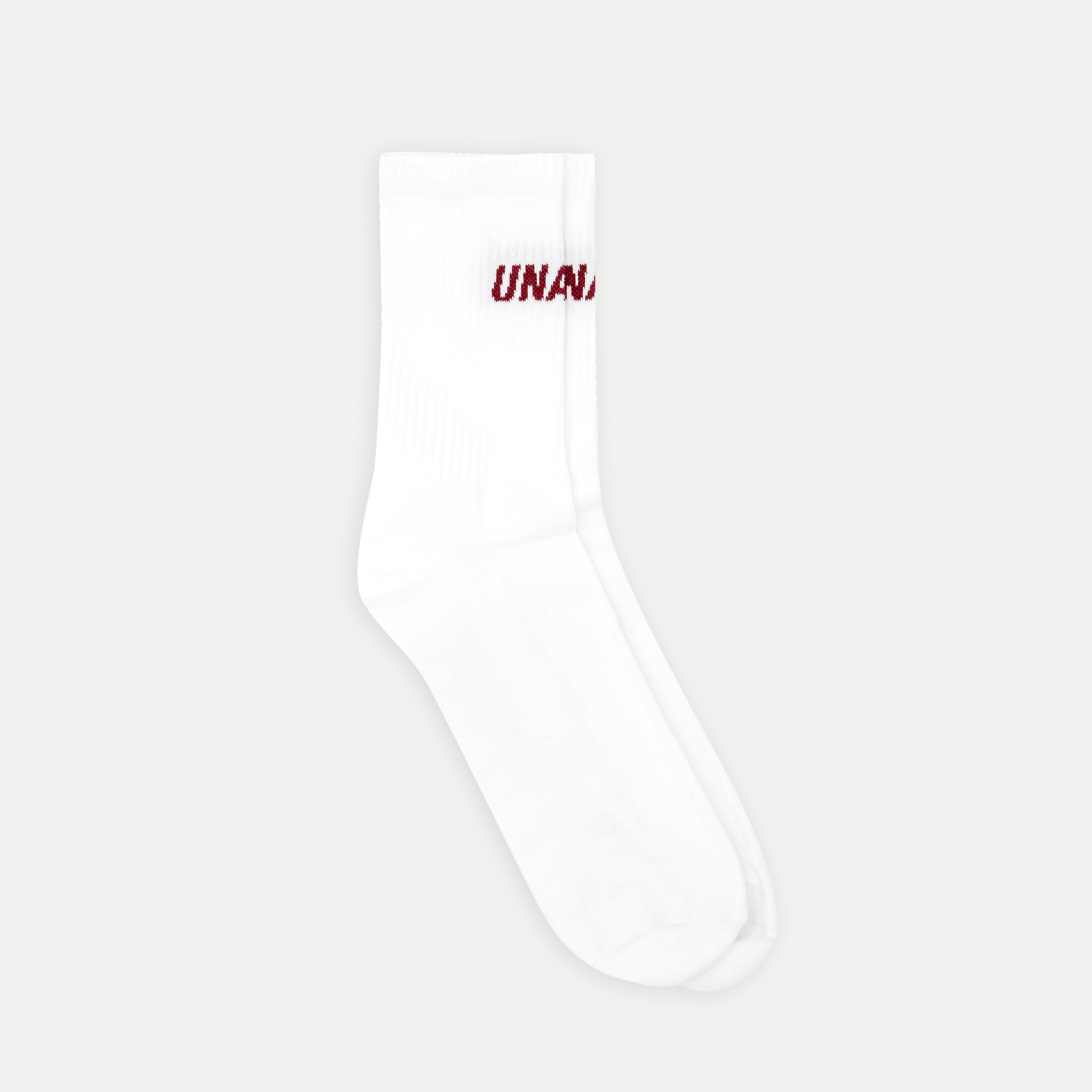 Socken 'Italic' burgundy white